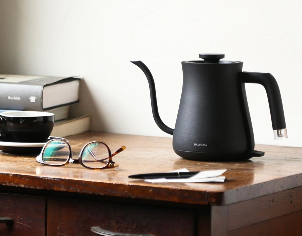 『新品未使用』　BALMUDA The Pot K02A ブラック 新品・未使用】BALMUDA The Pot バルミューダ 電気ポット ケトル 中古