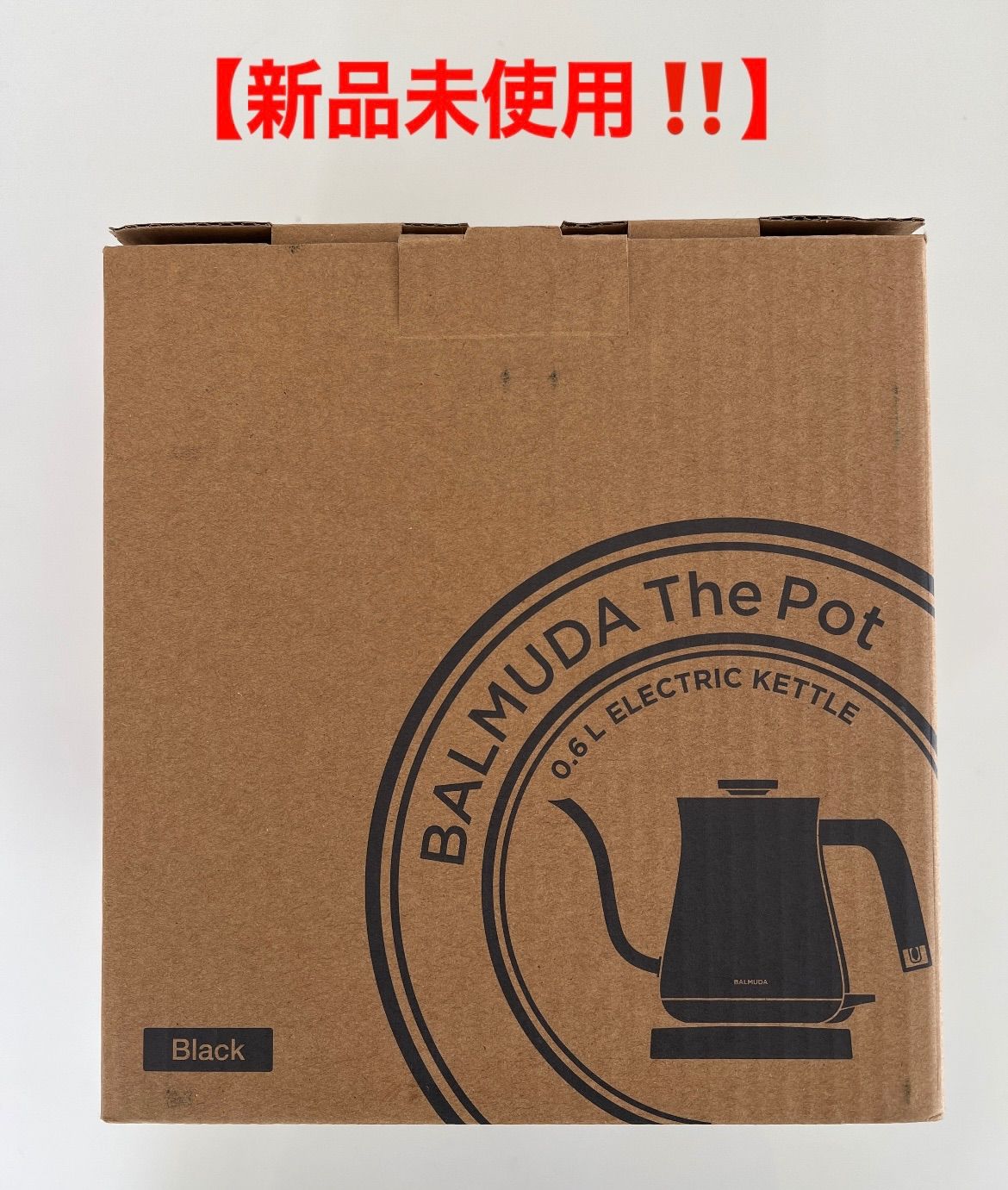新品未使用】BALMUDA The Pot バルミューダ ザ ポット ブラック K02A