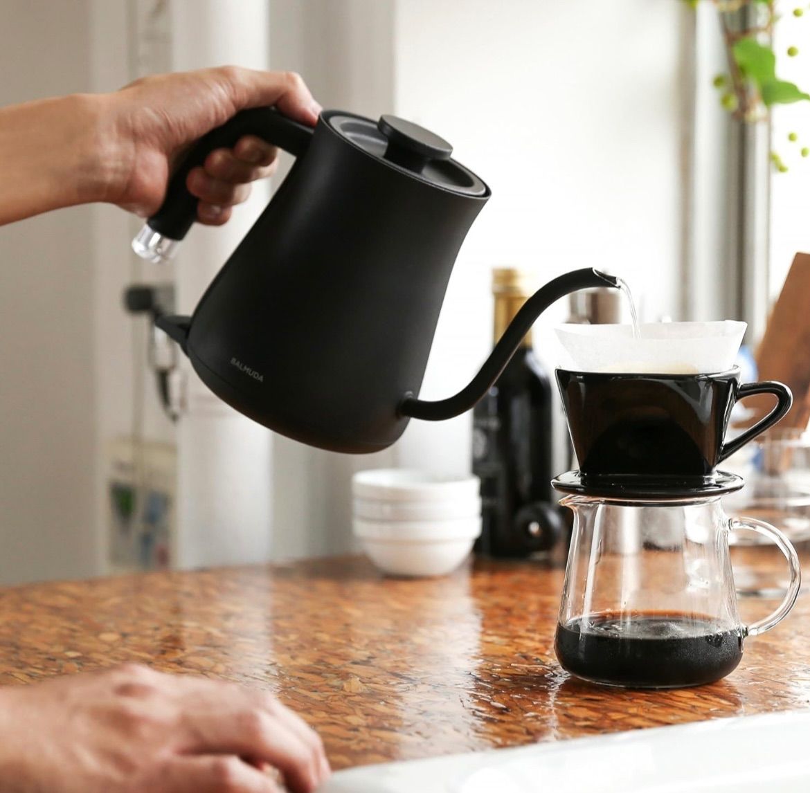 新品未使用】BALMUDA The Pot バルミューダ ザ ポット ブラック K02A