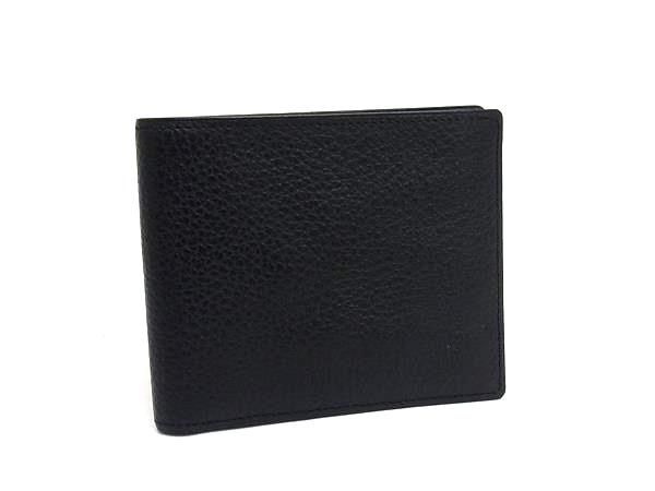 □美品□ CELINE セリーヌ マカダム柄 レザー がま口 二つ折り 財布