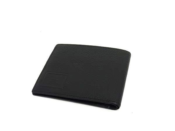 □美品□ CELINE セリーヌ マカダム柄 レザー がま口 二つ折り 財布