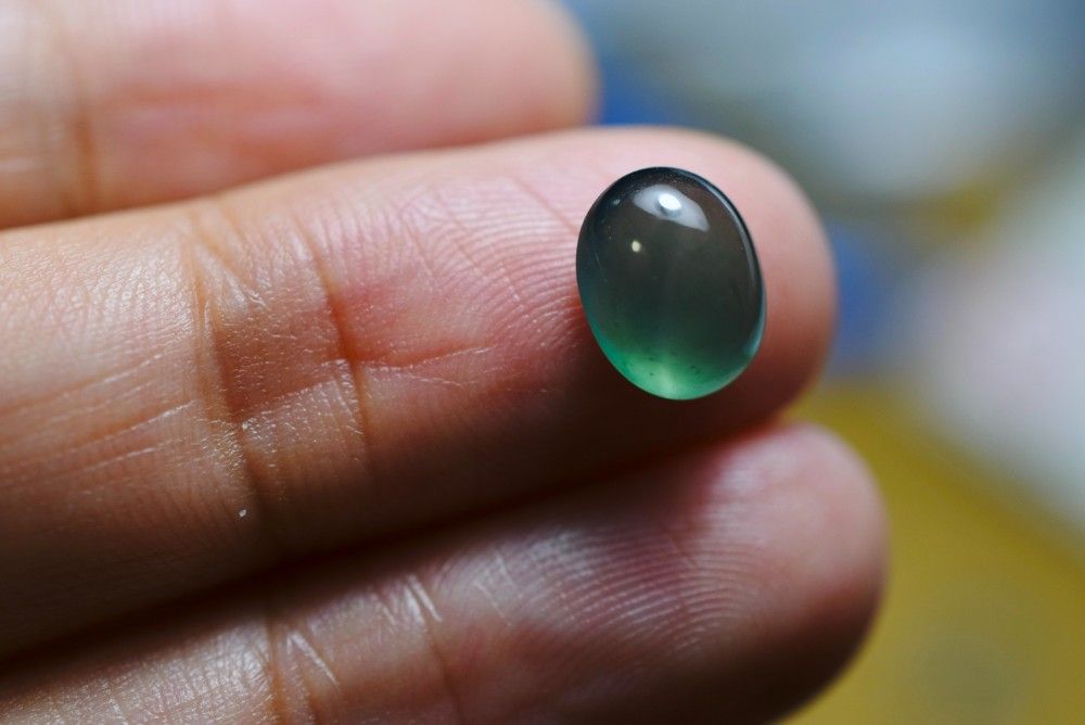 SR12-53 極品 宝石質 高氷種 森緑色 グアテマラ産 天然 A貨 本翡翠