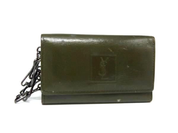 YVESSAINTLAURENT イヴサンローラン レザー 5連キーケース 鍵入れ