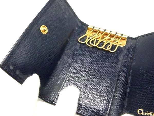 ChristianDior クリスチャンディオール レザー 6連キーケース 鍵入れ