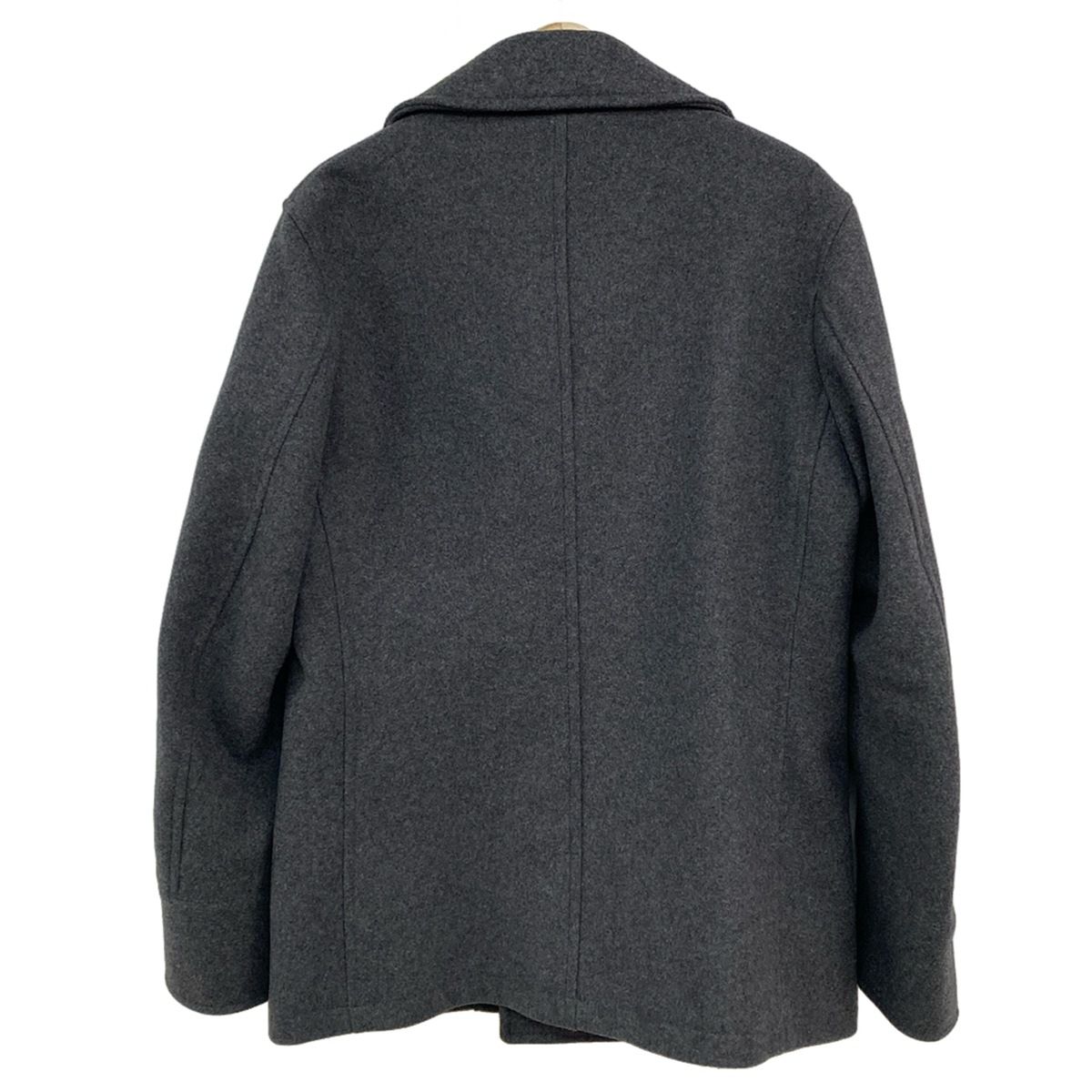 Schott メルトンウール シングル ピーコート XL 黒 USA製 42 鯱