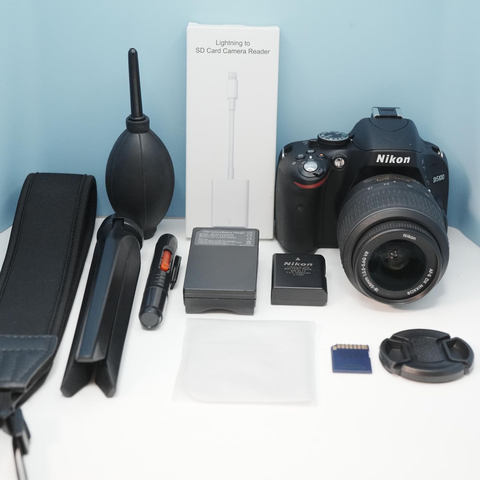 ✨スマホ転送可✨届いてすぐ使える✨Nikon D5100 レンズセット ✨初心者さんOK✨スマホ転送セット付✨Nikon D5100 レンズキット