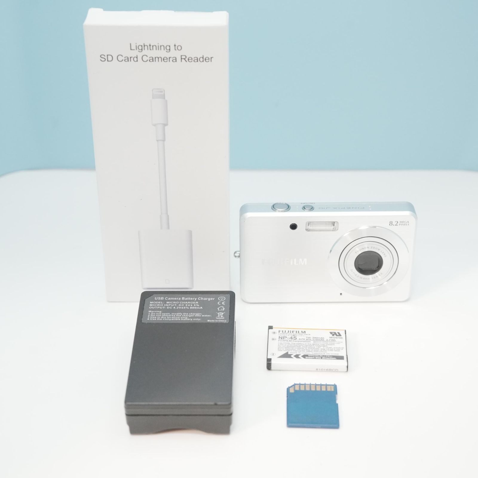 FUJIFILM FINEPIX J10 デジカメ スマホ転送OK フルセット 極美品 a5425