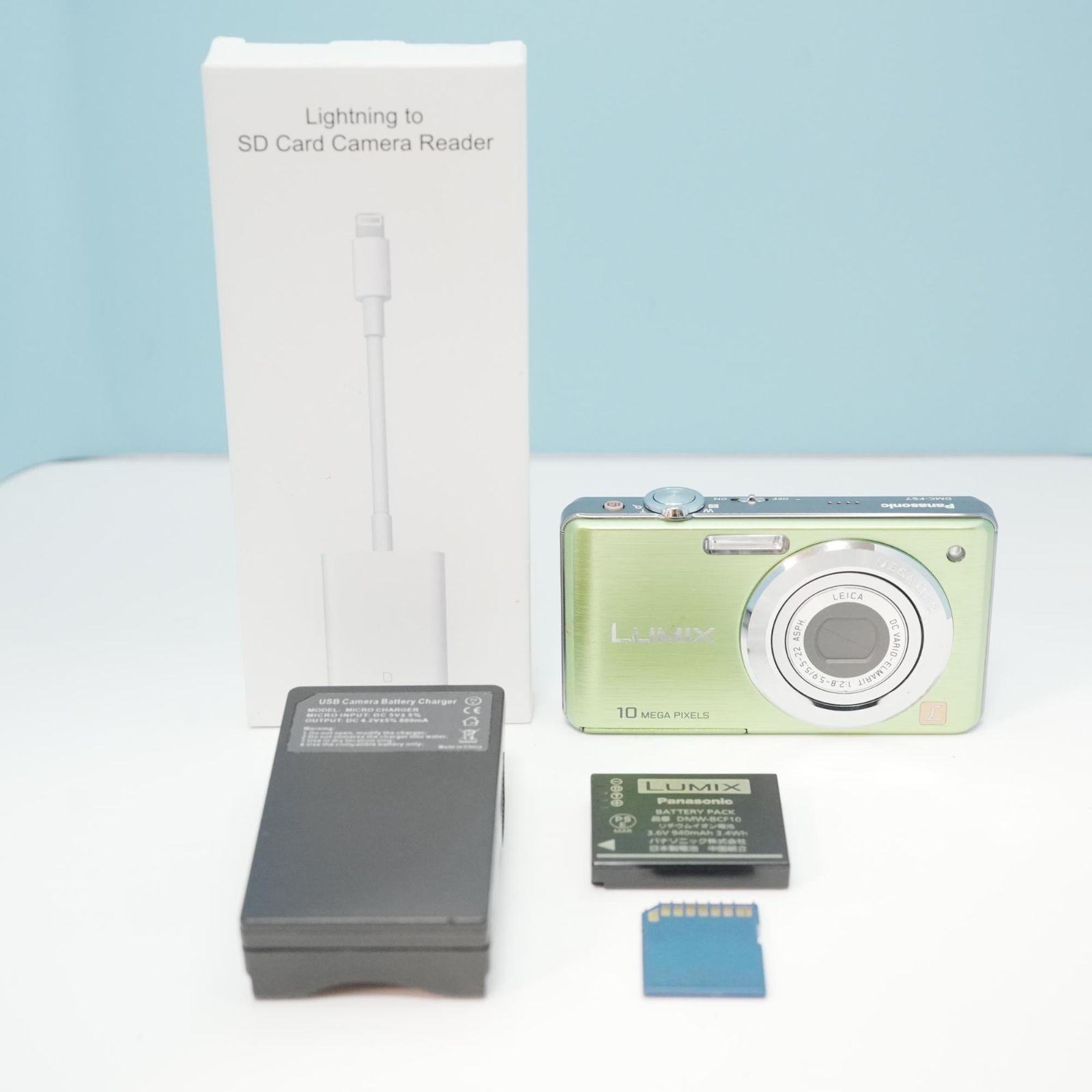 Panasonic LUMIX DMC-FS7 デジカメ スマホ転送OK フルセット 極美品