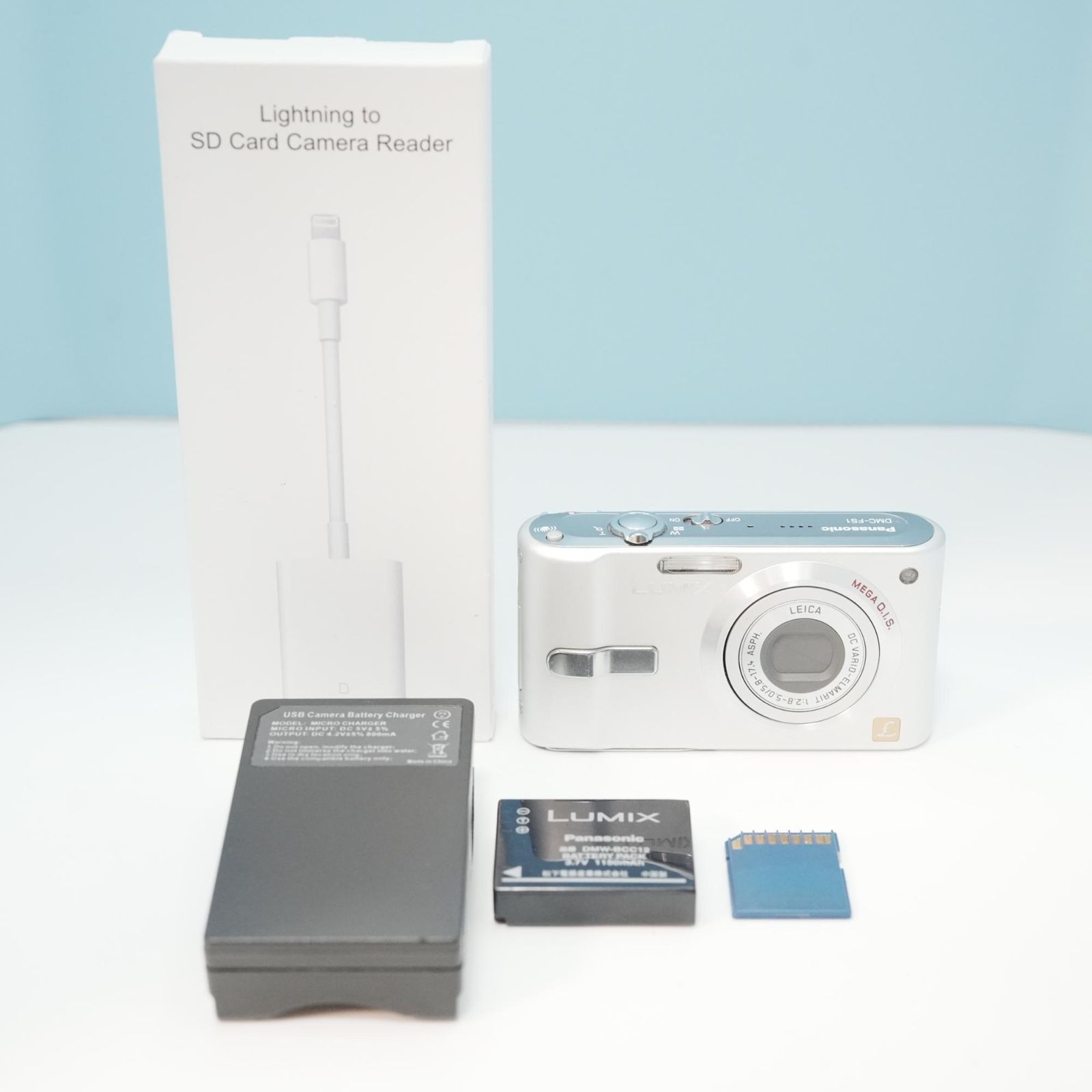 ★スマホ転送ok★パナソニック　LUMIX DMC-G1 SDカード付き Panasonic LUMIX DMC-G1 カードリーダーでスマホ転送可