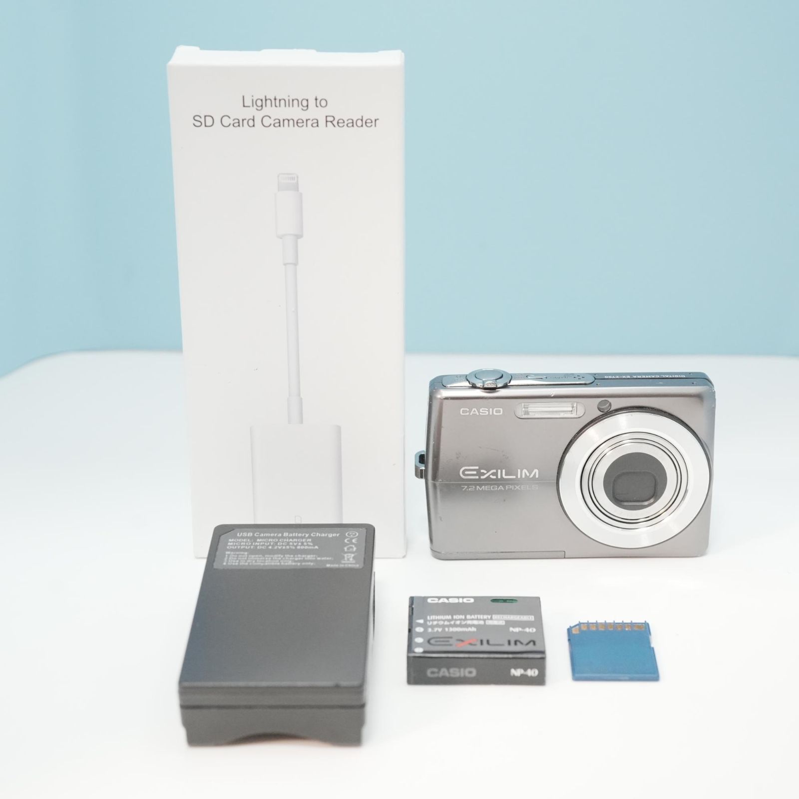 ◆スマホ転送OK◆CASIO EXILIM EX-Z700 SDカード付き CASIO EXILIM EX-Z700 デジカメ スマホ転送OK フルセット 美品 a5450