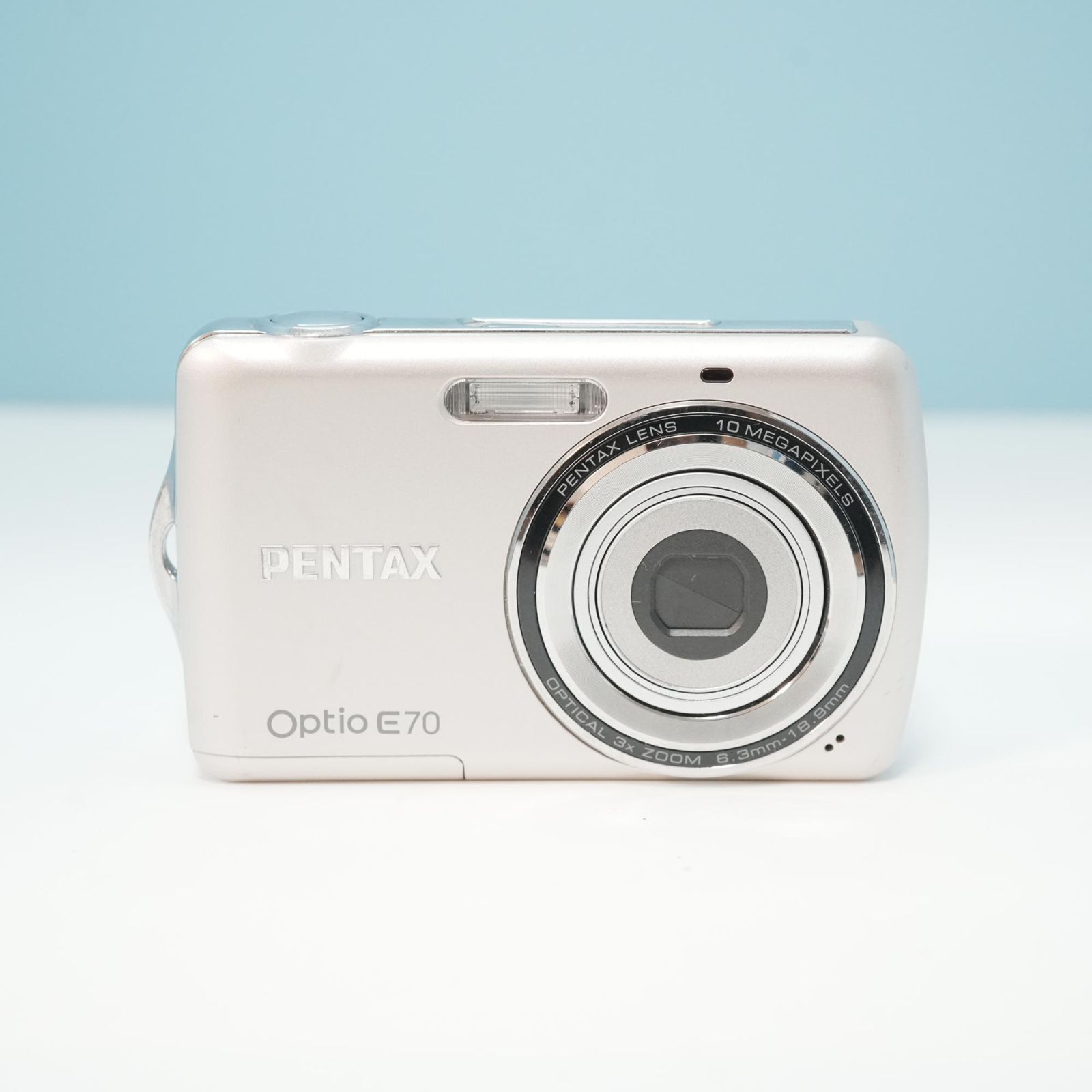 PENTAX Optio E70 デジカメ スマホ転送OK フルセット 美品 a5447