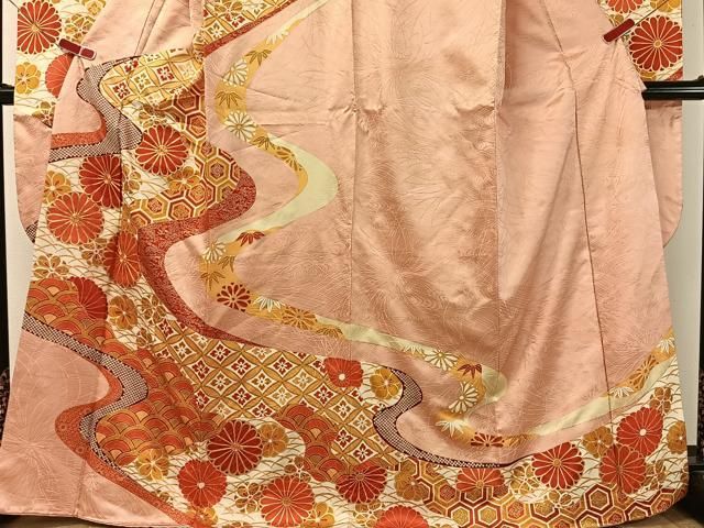 平和屋着物□豪華振袖 駒刺繍 枝梅 金彩 正絹 逸品 DAAP9983op 平和屋