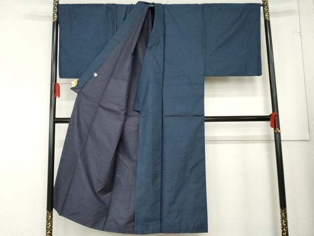 平和屋着物○男性 本場大島紬 アンサンブル 100亀甲 総詰め 羽裏：鷹