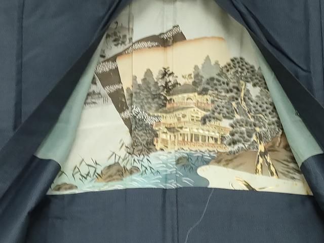 平和屋着物○男性 本場村山大島紬 アンサンブル 亀甲絣 正絹 逸品