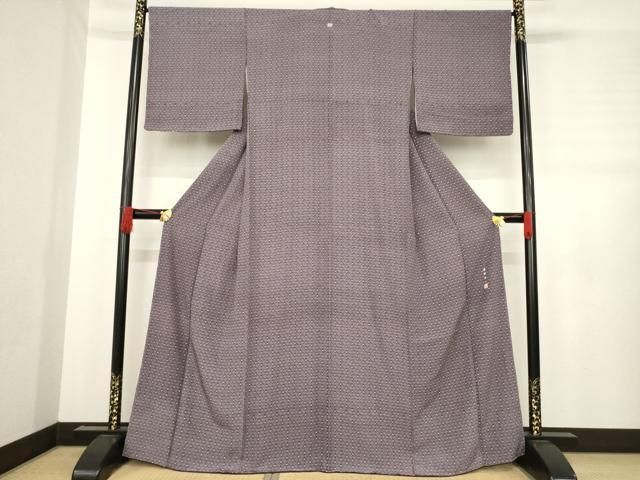 平和屋着物○大松染二代目 中條隆一 江戸小紋 青海波 正絹 逸品