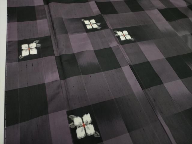 平和屋着物○伝統工芸士 池田光正作 紬 華幻影 証紙付き 正絹 逸品 未