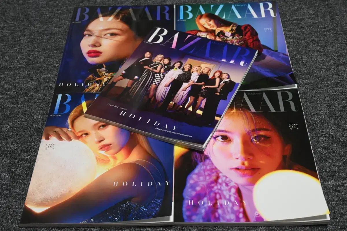 韓国国内/日本雑誌) Harper's BAZAAR 2020 7 TWICE（トゥワイス