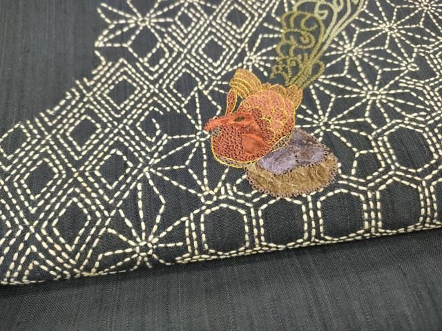 平和屋着物▽スリーシーズン 春夏秋 中国三大刺繍 相良刺繍 総刺繍