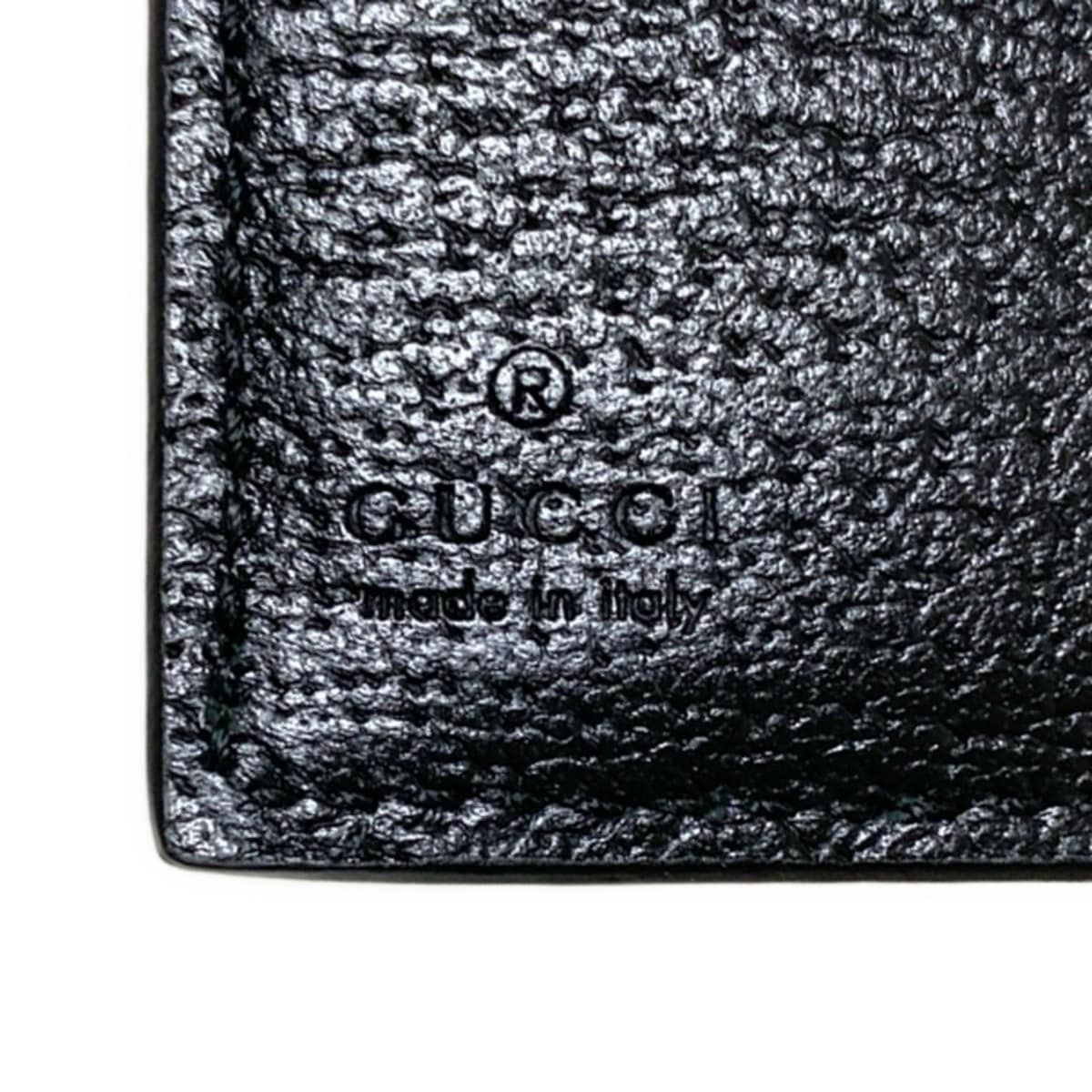 GUCCI(グッチ) 名刺入れ GGマーモント 428737 黒 レザー - メルカリ