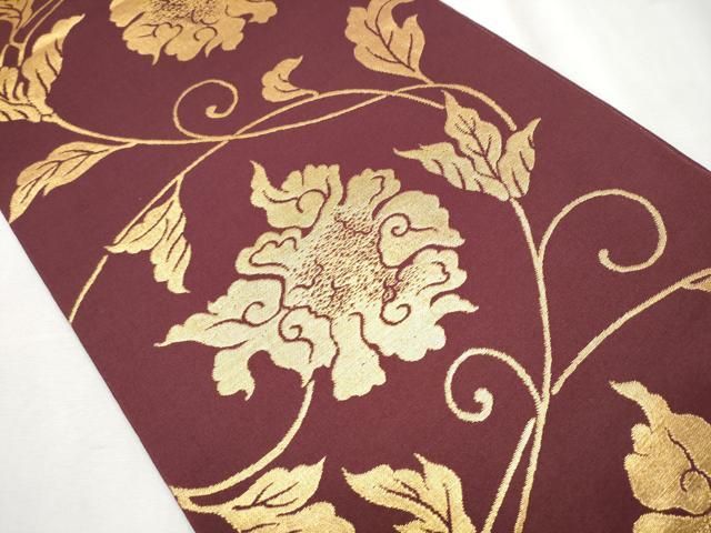 平和屋着物○全通柄 本袋帯 伊勢由 金糸 正絹 逸品 CABA5034hy - メルカリ