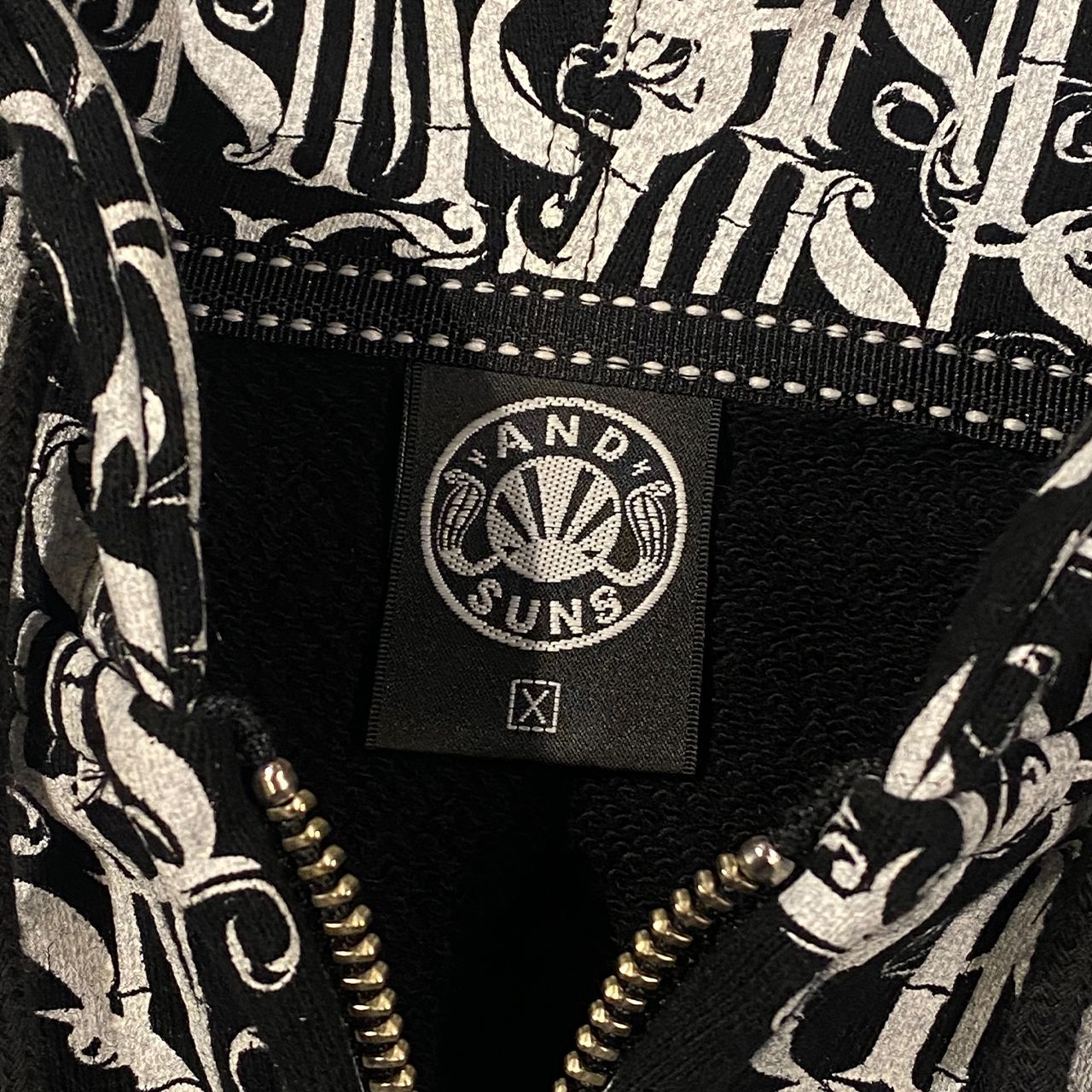 ANDSUNS L/S FULL-ZIP HOODED SWEAT アンドサンズ 長袖 ジップ 