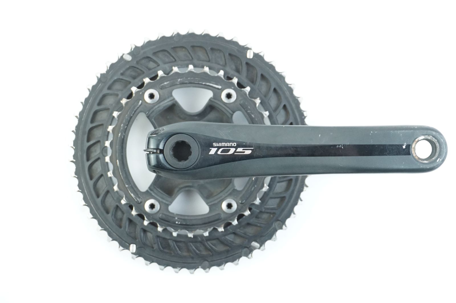 Shimano 105 クランクセット 50/34T 170mm (真新しい) SHIMANO 「シマノ」 105 FC-5800 50-34T 170mm クランク / バイチャリ