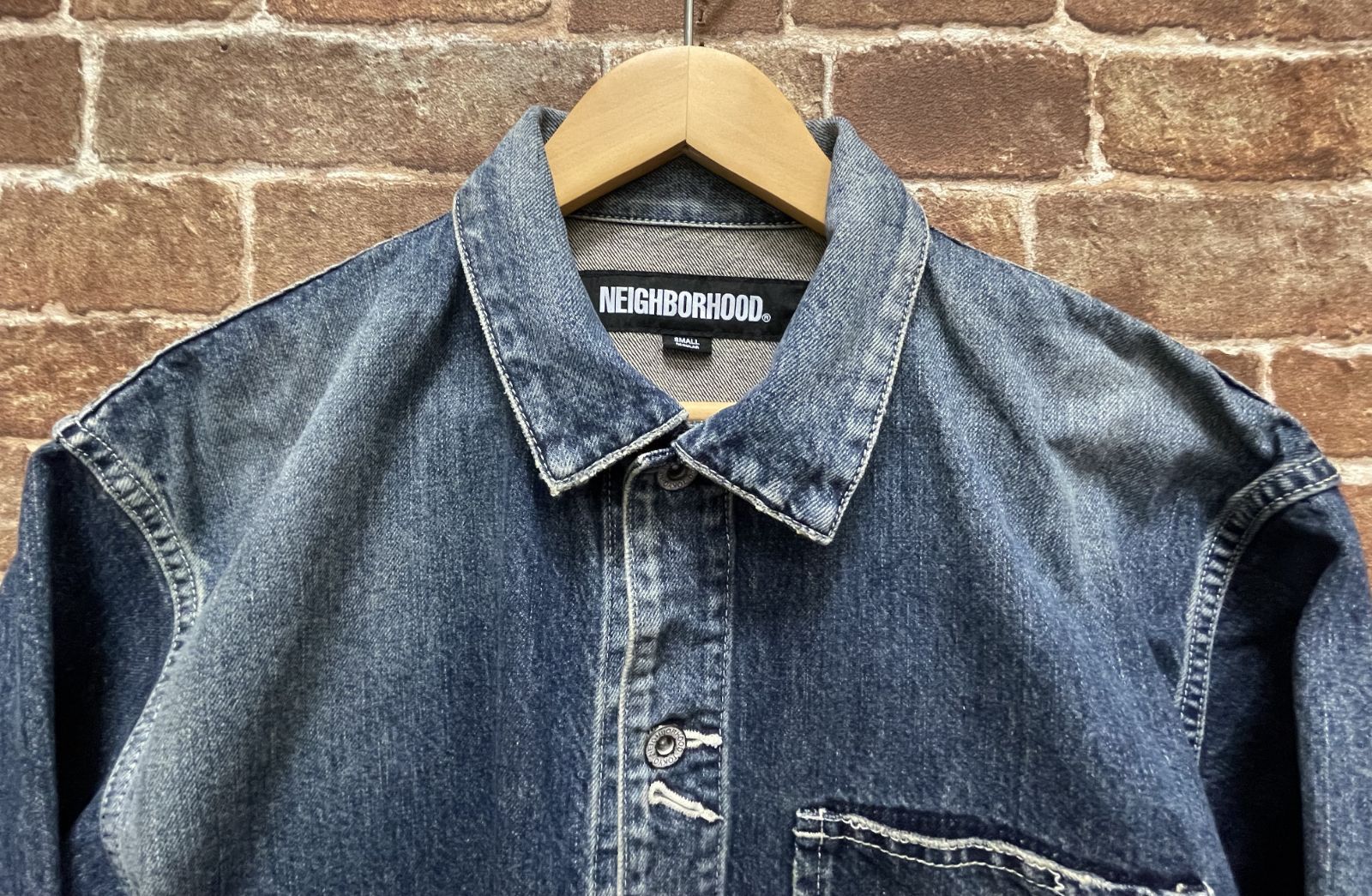 NEIGHBORHOOD ネイバーフッド 23AW WASHED SHORT COVERALL ウォッシュ