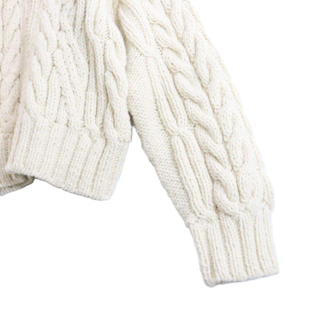 【中古A】TODAYFUL トゥデイフル FREE レディース カーディガン ボリュームハンドニットカーディガン 24AW ジップアップ 12420516 白 中古A 古着 中古A】TODAYFUL トゥデイフル FREE レディース カーディガン