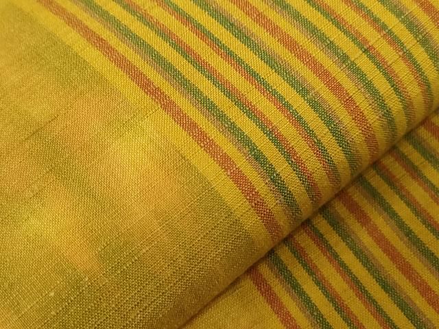 平和屋着物○全通柄袋帯 紬地 縞 正絹 逸品 CABA2296dy - メルカリ