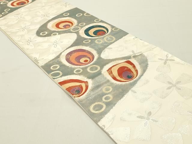 平和屋着物○六通柄袋帯 不知火 金銀糸 正絹 逸品 DAAY0453ob