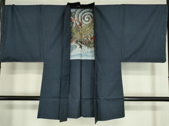 平和屋着物●男性　本場大島紬　亀甲絣　正絹　逸品　AABD6029ph 平和屋着物○男性 本場大島紬 亀甲絣 正絹 逸品 AABD6029ph 平和屋着物○