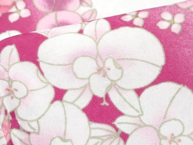 平和屋着物●小振袖　二尺袖　舞花文　金彩　洗える着物　未使用　CABA6084vf 平和屋着物○小振袖 二尺袖 舞花文 金彩 洗える着物 未使用