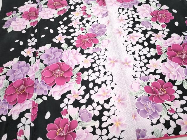 平和屋着物○H・L（アッシュエル） HENRI-LUC CHAPUIS 小振袖 二尺袖