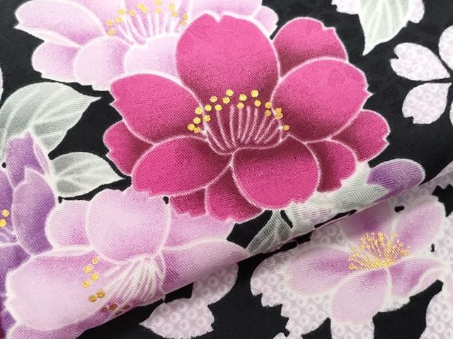 平和屋着物○H・L（アッシュエル） HENRI-LUC CHAPUIS 小振袖 二尺袖