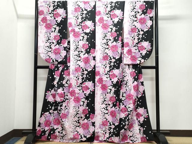 平和屋着物○H・L（アッシュエル） HENRI-LUC CHAPUIS 小振袖 二尺袖