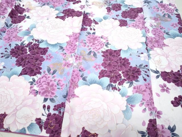 平和屋着物○H・L（アッシュエル） HENRI-LUC CHAPUIS 小振袖 二尺袖