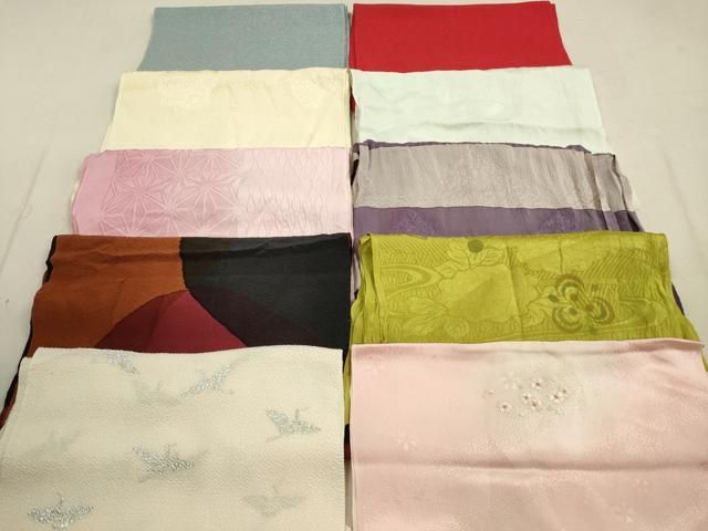 和装小物 帯揚げ10枚 平和屋着物☆和装小物 帯揚げ10枚セット 正絹