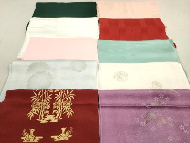 平和屋着物★和装小物　帯揚げ10枚セット　正絹　逸品　DAAZ1590xg 平和屋着物☆和装小物 帯揚げ10枚セット 正絹 逸品 DAAZ1590xg 平和屋着物