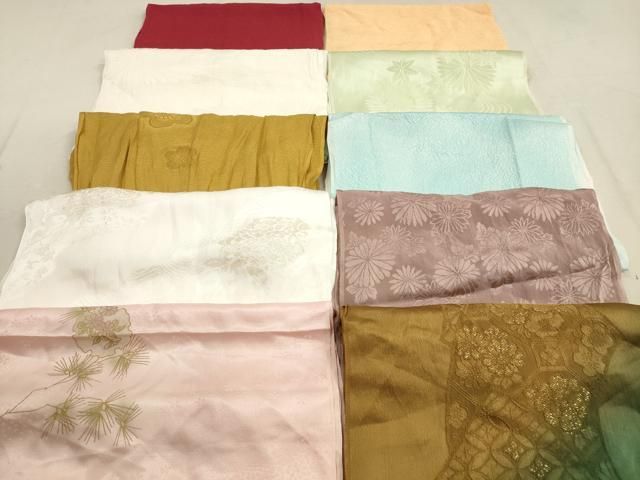 平和屋着物★和装小物　帯揚げ10枚セット　正絹　逸品　DAAX2476xg 平和屋着物☆和装小物 帯揚げ10枚セット 正絹 逸品 DAAX2476xg 平和屋着物