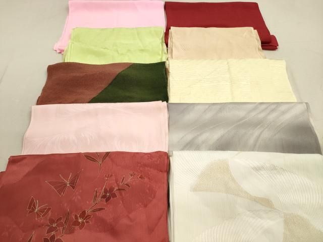 平和屋着物☆和装小物 帯揚げ10枚セット 正絹 逸品 DAAX2403xg 平和屋本店