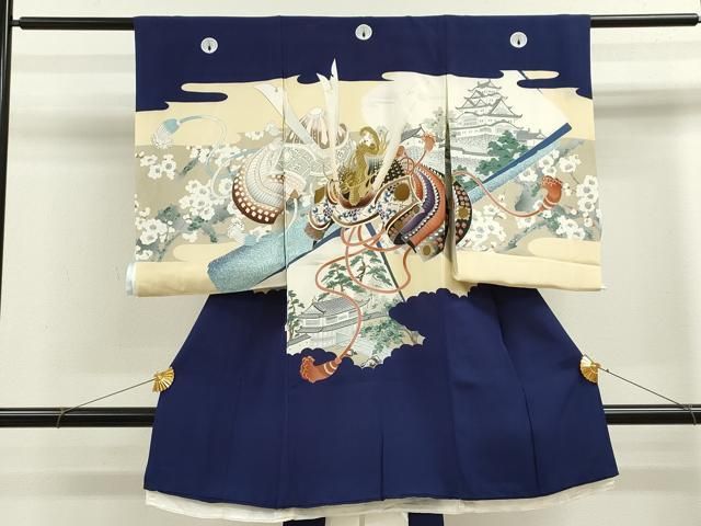 平和屋着物[]お宮参り 男の子 祝着 産着 初着 のしめ 龍 兜