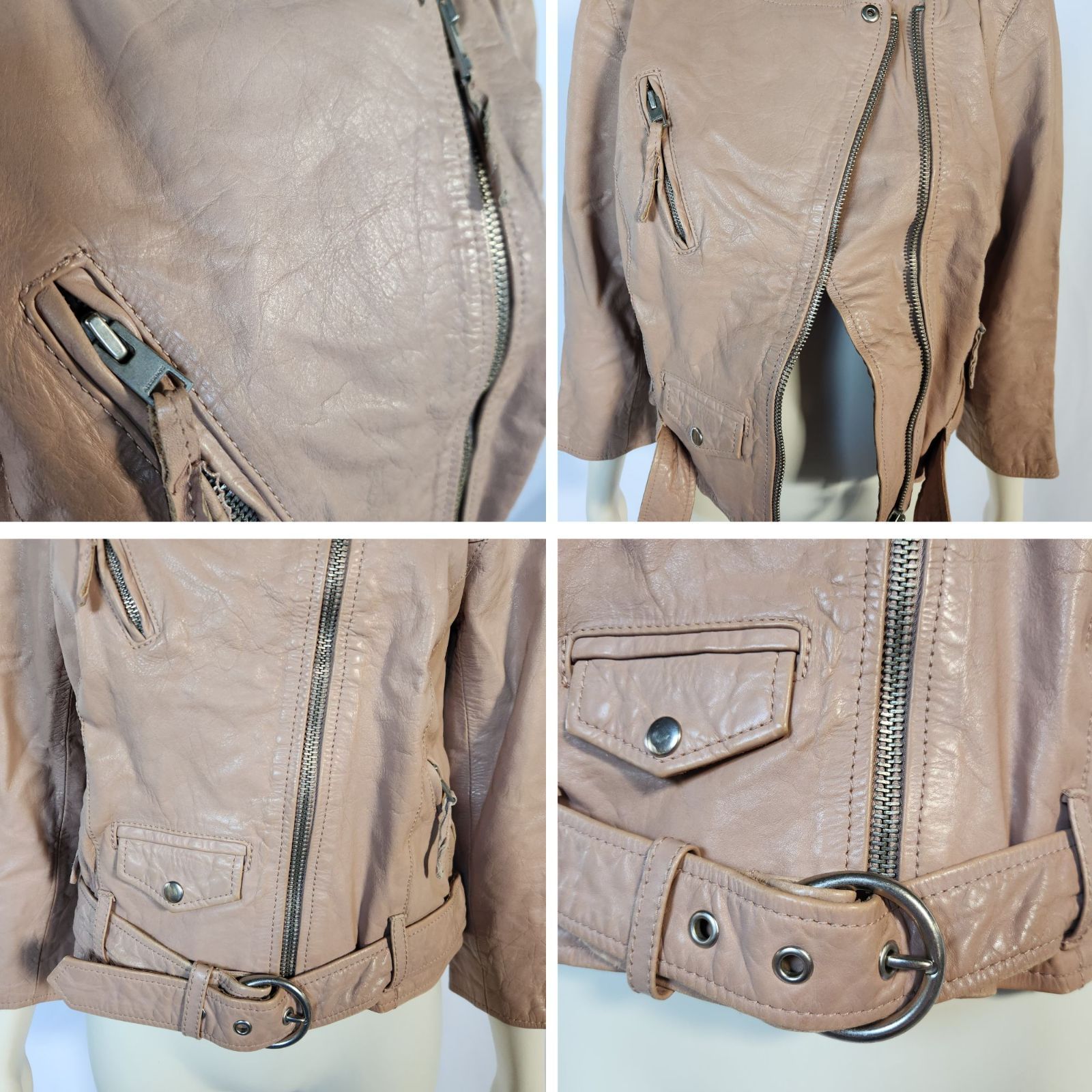 オールセインツ All Saints ダブルライダース レザージャケット