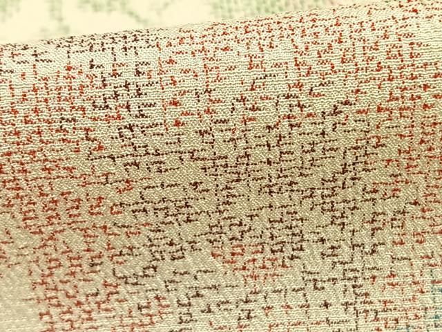 平和屋着物▽本塩沢 単衣 草花文 正絹 逸品 AABD0220fy - メルカリ