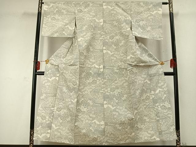 平和屋着物▽上質な紬　単衣　切嵌花文　正絹　逸品　AABD0221fy 平和屋着物▽上質な紬 単衣 切嵌花文 正絹 逸品 AABD0221fy - メルカリ