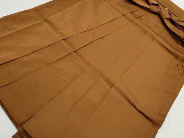 平和屋着物男性　馬乗り袴　渋紙色　洗える着物　CABA6029vf