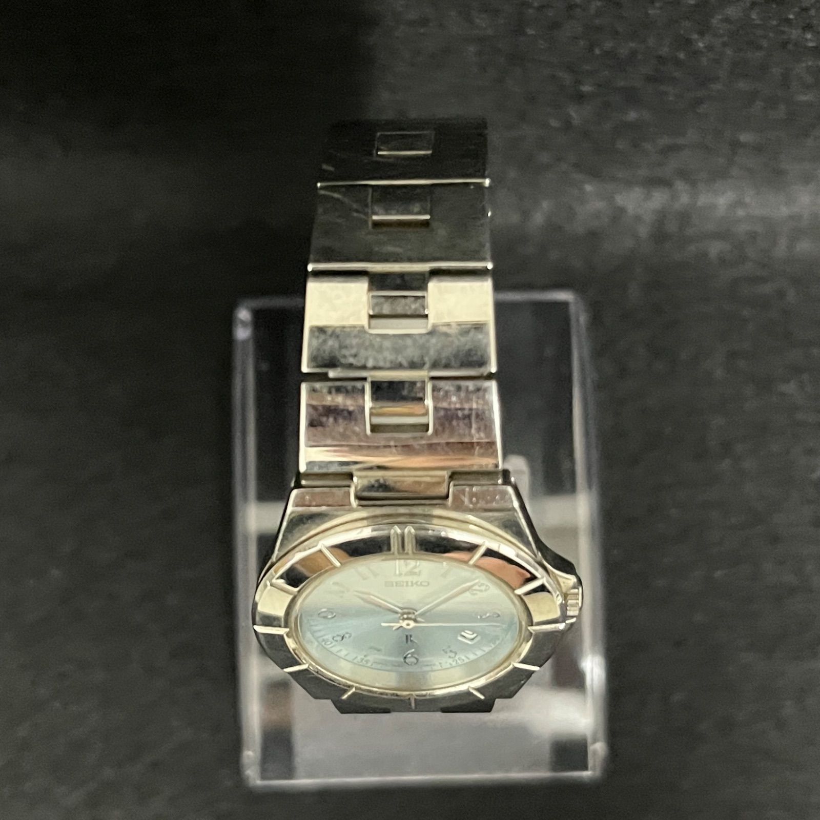 稼働品】セイコー SEIKO ルキア LUKIA 空色 7N82-0620 レディース 
