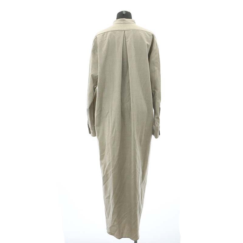 ドレステリア DRESSTERIOR ブザムシャツワンピース ロング 長袖 前開き