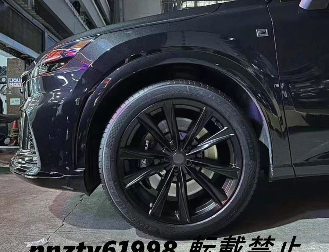 レクサス RX350 Fスポーツ純正交換 21×8Jスーパーグロスブラック