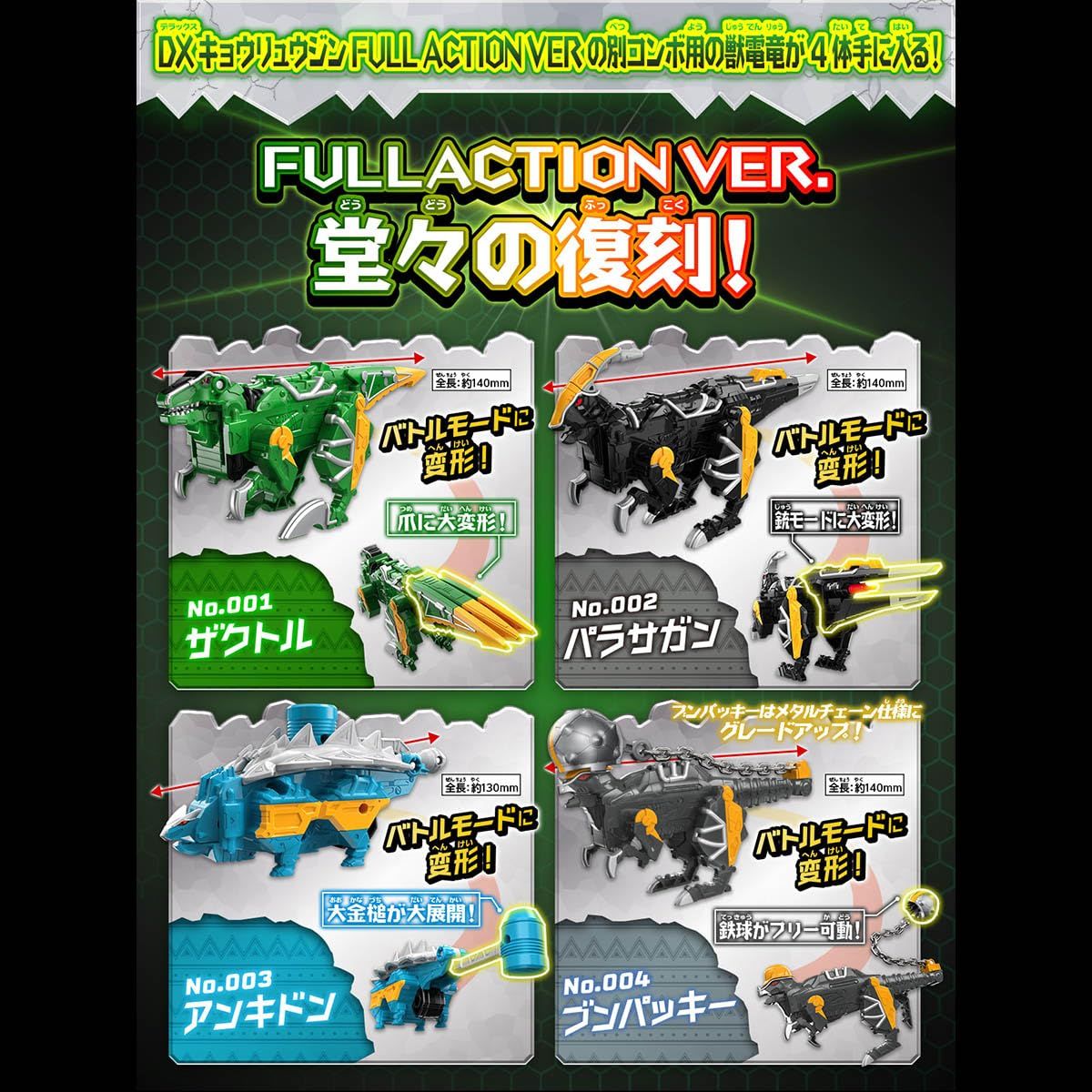 獣電戦隊キョウリュウジャー DXウエスタンコンボ＆カンフーコンボ