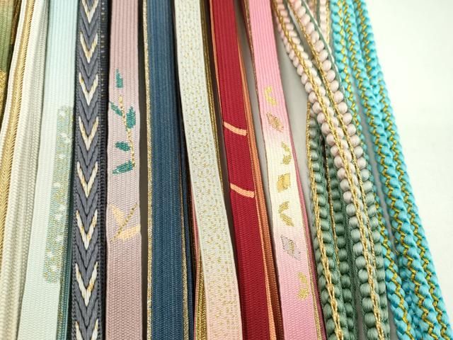 平和屋着物●和装小物　帯締め20本セット　高麗組　丸組　金糸　逸品　CAAZ6283ju 平和屋着物○和装小物 帯締め20本セット 高麗組 丸組 金糸 逸品